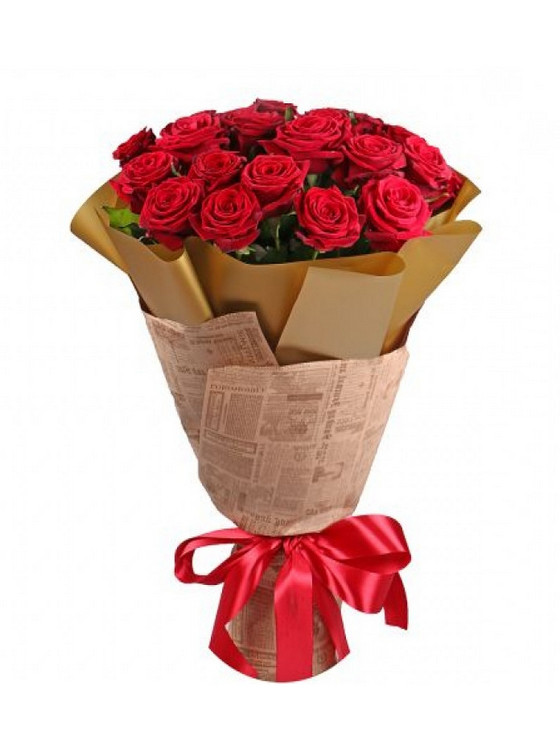 Red-roses- the-package Красные розы в оригинальной упаковке